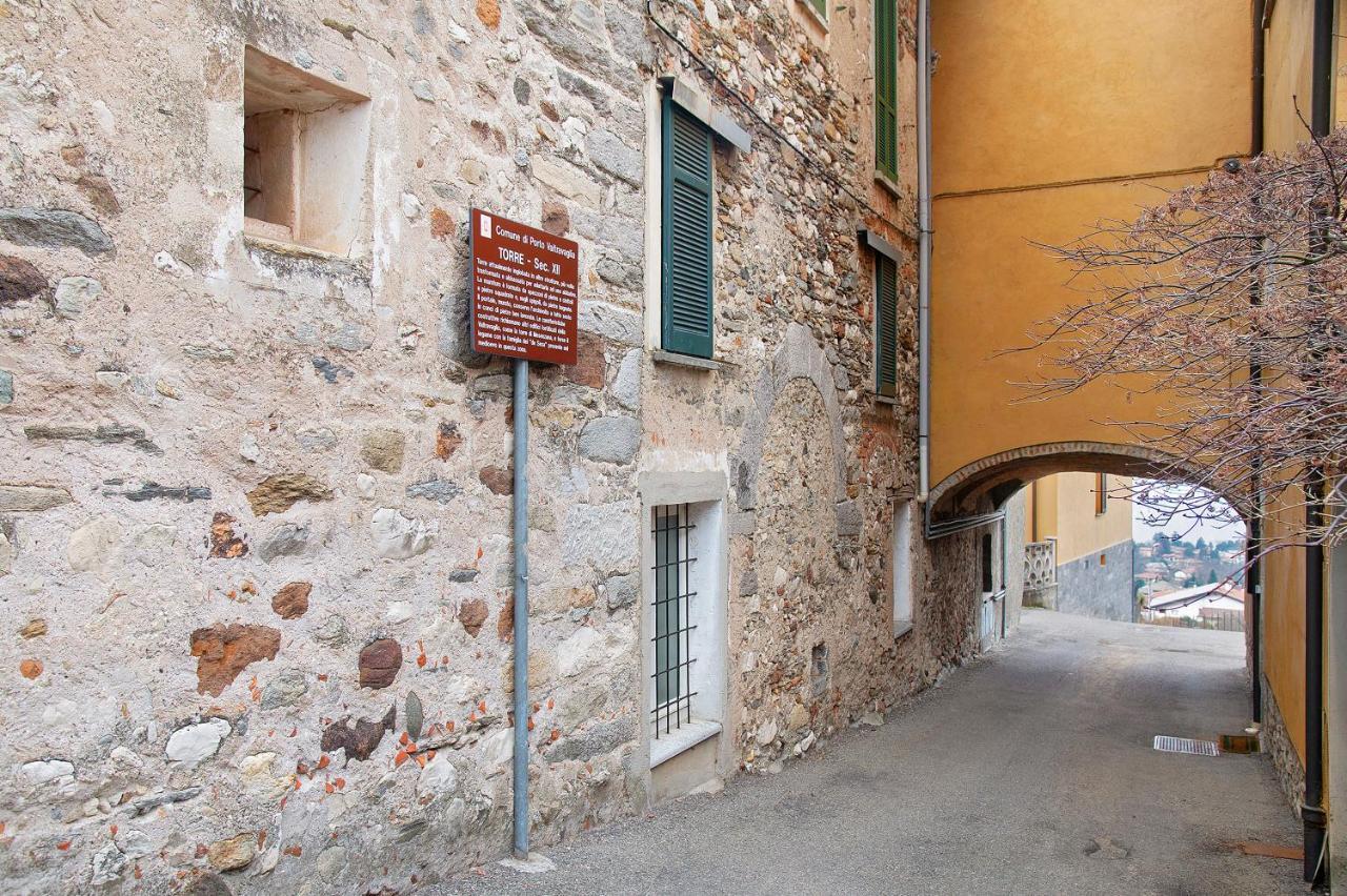 Ferienwohnung La Vecchia Torre Porto Valtravaglia Exterior foto